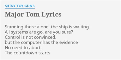 this is major tom lyrics